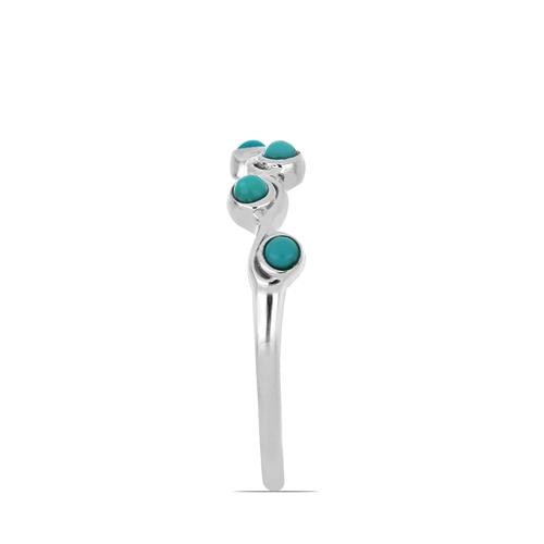 925 STERLING SILVER NATURAL TURQUOISE GEMSTONE RING